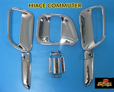 HIACE COMMUTER  เบ้ารองมือ พร้อมมือเปิด  งานโครเมี่ยม ยี่ห้อ LEKONE