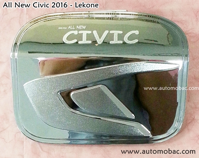 New CIVIC 2016 ครอบฝาถังน้ำมัน งานโครเมี่ยม ยี่ห้อ LEKONE