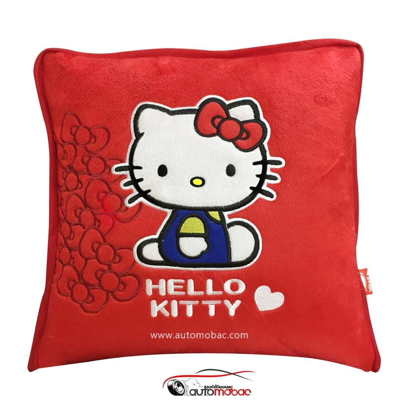 Im Kitty หมอนผ้าห่ม 2 in 1 เมื่อกางออกมาใช้เป็นผ้าห่มได้ ด้านในเป็นผ้าไนล่อนบุใยสังเคราะห์เกรด A