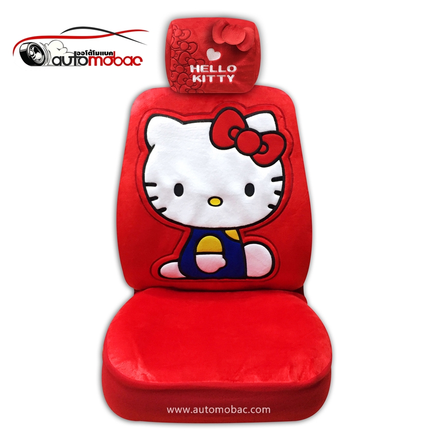 Im Kitty ที่หุ้มเบาะหน้าเต็มตัว มีหัวเบาะ ปกป้องจากความร้อน รอยขีดข่วน แพ็คเดี่ยว งานลิขสิทธิ์