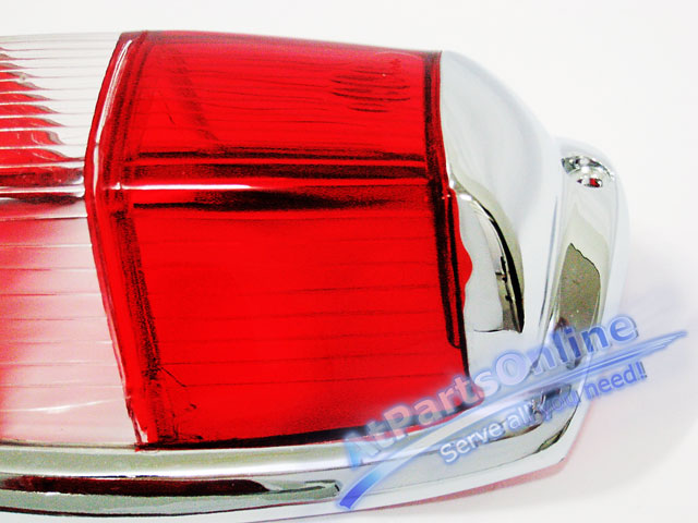 Auto Pro. เลนส์ไฟท้าย แดง-แดง รถเบนซ์คลาสิคท้ายมน Ponton Mercedes-Benz W121 190 190D 190SL 3