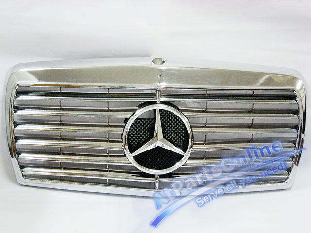 Auto Pro. กระจังหน้าสปอร์ตโครเมี่ยม ดาวกลาง Entire Chrome Star Type รถเบนซ์ Mercedes-Benz W126
