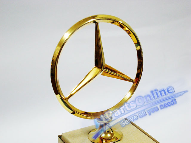Auto Pro. ดาวฝากระโปรงหน้า โลโก้สัญลักษณ์ชุดทองรถเบนซ์ Mercedes-Benz W114/8 W115 200 220 200D 230.4
