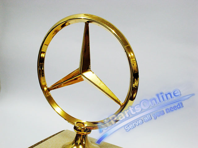 Auto Pro. ดาวฝากระโปรงหน้า โลโก้สัญลักษณ์ชุดทองรถเบนซ์ Mercedes-Benz W114/8 W115 200 220 200D 230.4 1