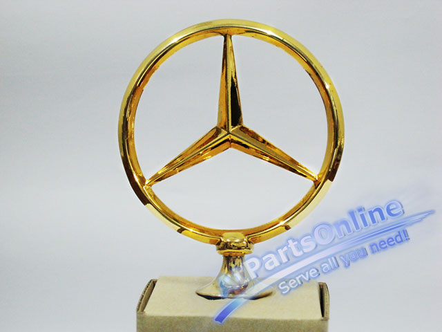 Auto Pro. ดาวฝากระโปรงหน้า โลโก้สัญลักษณ์ชุดทองรถเบนซ์ Mercedes-Benz W114/8 W115 200 220 200D 230.4 2