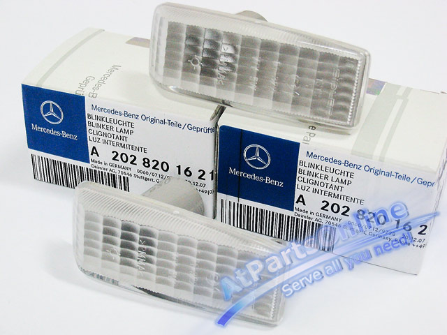 Auto Pro. ไฟหรี่สีขาวใส Original Genuine Mercedes-Benz W124 W129 W140 W202 E220 C220 SL500 S280 S50 4