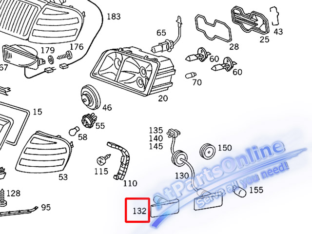 Auto Pro. ประดับยนต์ชุดแต่งไฟหรี่สีส้มใส รถเบนซ์ Mercedes-Benz W124 W129 W140 300E C180 500SL 280SEL 8