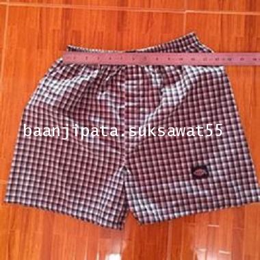 กางเกง Boxer ผู้ใหญ่ ลายสก็อต เบอร์ Freesize
