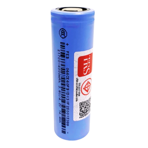 ถ่านชาร์จลิเธียม 21700 3.6V ถ่านหัวแบน ถ่านหัวเรียบ ความจุ 4000mAh มี มอก. ออกใบกำกับภาษีได้