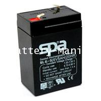 SLA Battery SL 6-5 SPA 6V 5AH แบตเตอรี่แห้ง ออกใบกำกับภาษีได้