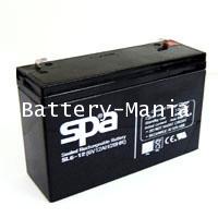 SLA Battery SL 6-12 SPA 6V 12AH แบตเตอรี่แห้ง ออกใบกำกับภาษีได้