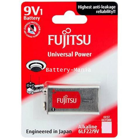 ถ่านอัลคาไลน์ Fujitsu Universal Power 6LF22(B)FU  ขนาด 9V แพค 1 ก้อน