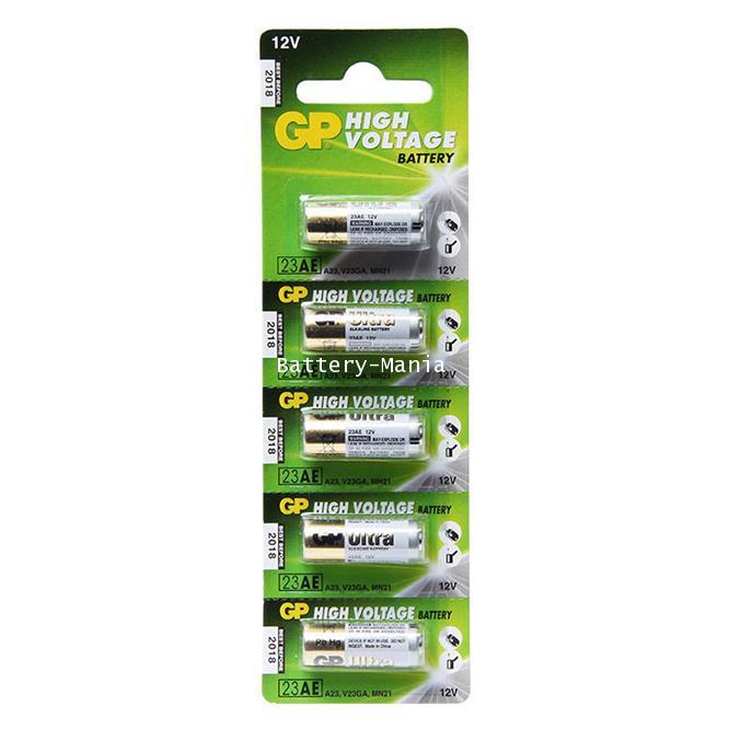 GP Batteries High Voltage 23A pack 5 ก้อน ออกใบกำกับภาษีได้