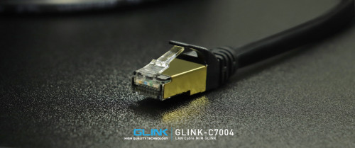 Glink Cable Lan Cat7 Outdoor Ethernet Network 10Gps สายแลนสำเร็จรูปพร้อมใช้งาน 50M ออกใบกำกับภาษีได้