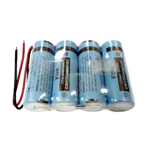 FDK Battery Lithium Battery 3V 3000mAh Wire Leads with FuseCR17500EP-4-L ออกใบกำกับภาษีได้