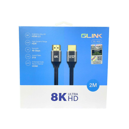 Glink HDMI Cable GLINK402 (V2.1) สาย HDMI ยาว 2 3 5 เมตร ออกใบกำกับภาษีได้