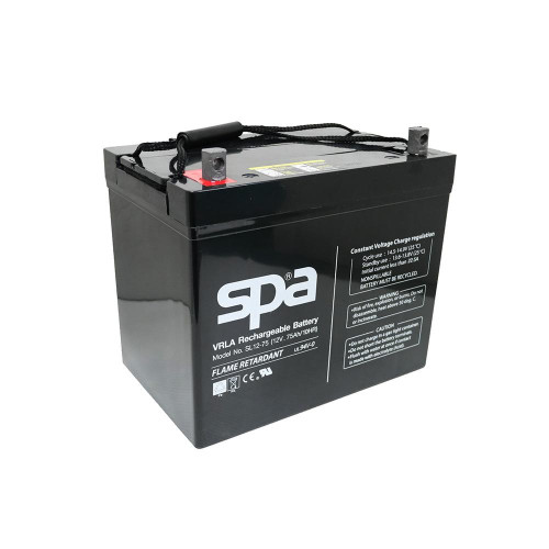 SLA Battery SL 12-75 SPA 12V 75AH แบตเตอรี่แห้ง ออกใบกำกับภาษีได้