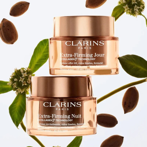 NEW CLARINS Extra-Firming Partners Set 2 ชิ้น เดย์ 50ml + ไนท์ 50ml ขนาดปกติค่ะ