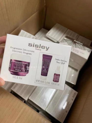 SISLEY  ผลิตภัณฑ์บำรุงผิวหน้าเซต 3 ชิ้น Sisley Black Rose Skin Infusion Cream Discovery Program