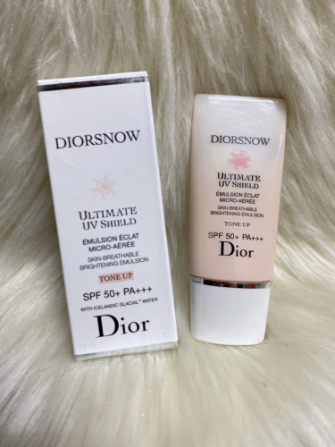 DIORSNOW ULTIMATE UV SHIELD(Tone Up)Skin-Breathable Brightening Emulsion-Tinted Skincare-SPF50+PA+++