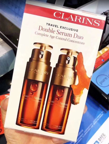 Clarins Double DUO Serum  ขนาด 50 ml. travel exculsive size (แพคคู่)