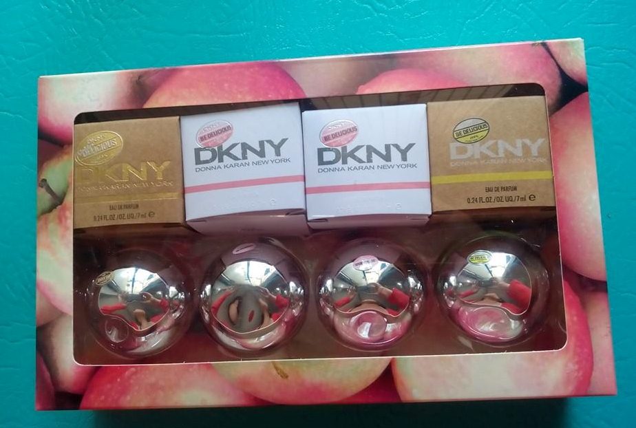 DKNY Be Delicious perfume by Donna Karan new york 7 ML. หัวแต้ม x4 piece