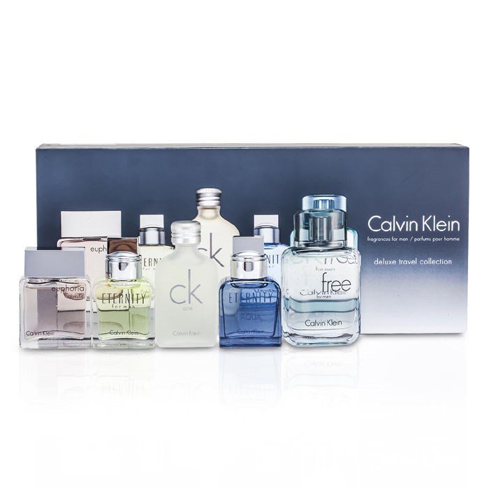 Calvin Klein Deluxe Travel Collection Men’s Miniature Coffret 5Pcs หัวแต้ม