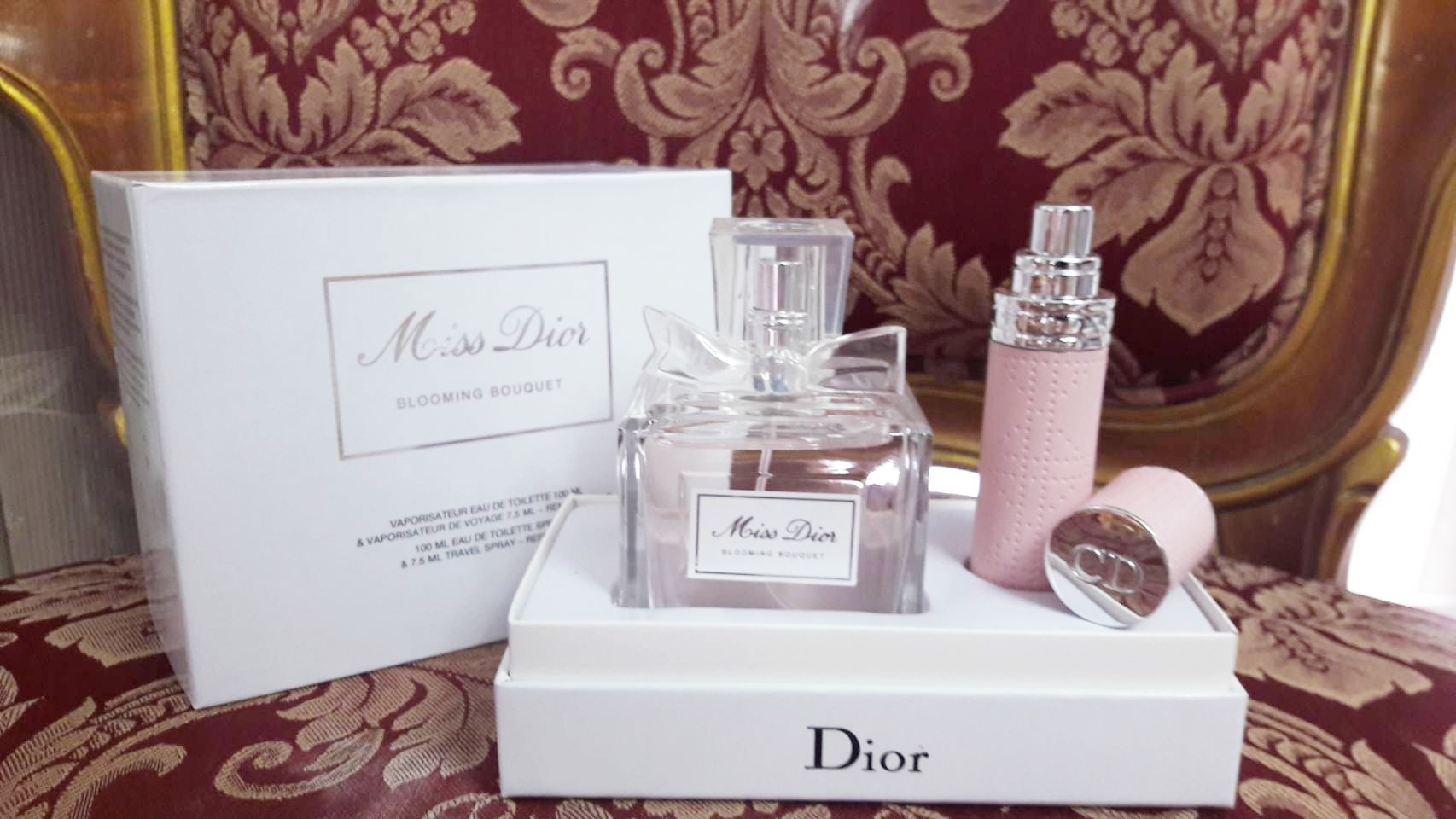 น้ำหอม Christian Dior Miss Dior  Blooming Bouquet EDT 100ml.แถมรีฟิวพกพาสวยๆ งานเหมือนยุโรป