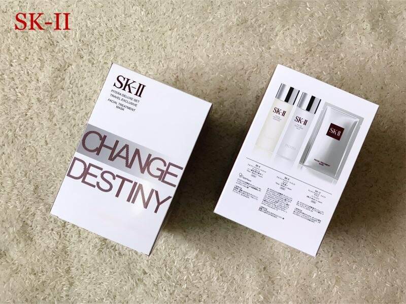 SK=II PITERA DELUXE SET TRAVEL EXCLUSIVE  เซตคู่เอสเซ้นต์ใสคู่น้ำนม ขนาด 75 ml.+มาส์กทิชชู่แพค 6ชิ้น