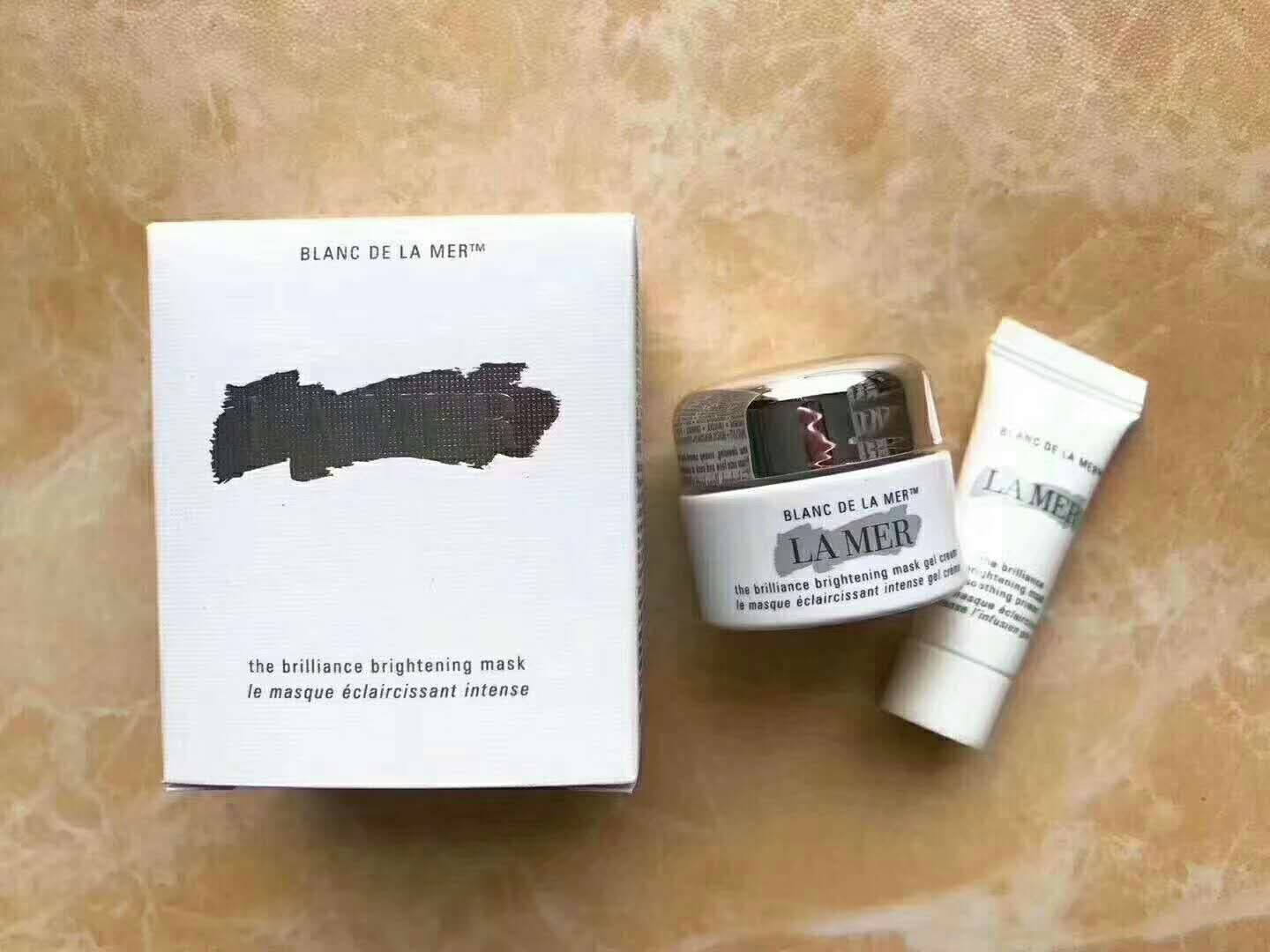 LA MER THE BRILLIANCE WHITE Mask แพคคู่ สุดยอดมาส์ก 2 ขั้นตอน ขนาดทดลอง
