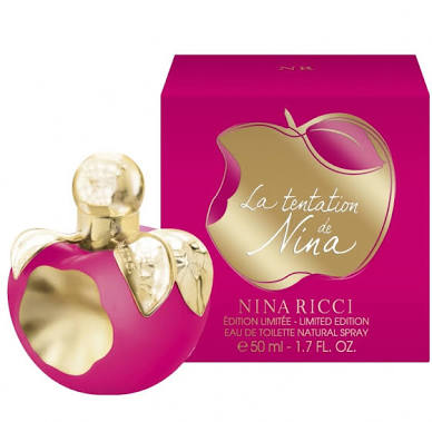 Nina Ricci La Tentation De Nina Edt 50ml.แอ๊ปเปิ้ลแดงกลีบทอง 