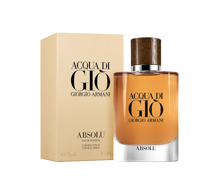 น้ำหอม Giorgio Armani Acqua Di Gio Absolu 125ml . รุ่นใหม่ฝาลายไม้สวยมาก