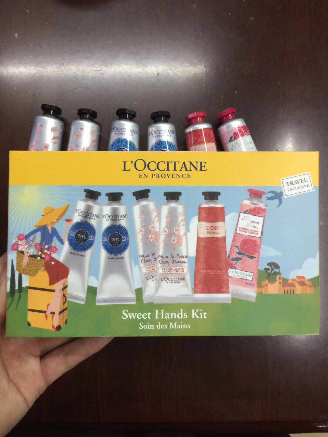 L\'Occitane  Sweet Hands Kit Hand Cream Gift Set 30ml. x 6 pcs