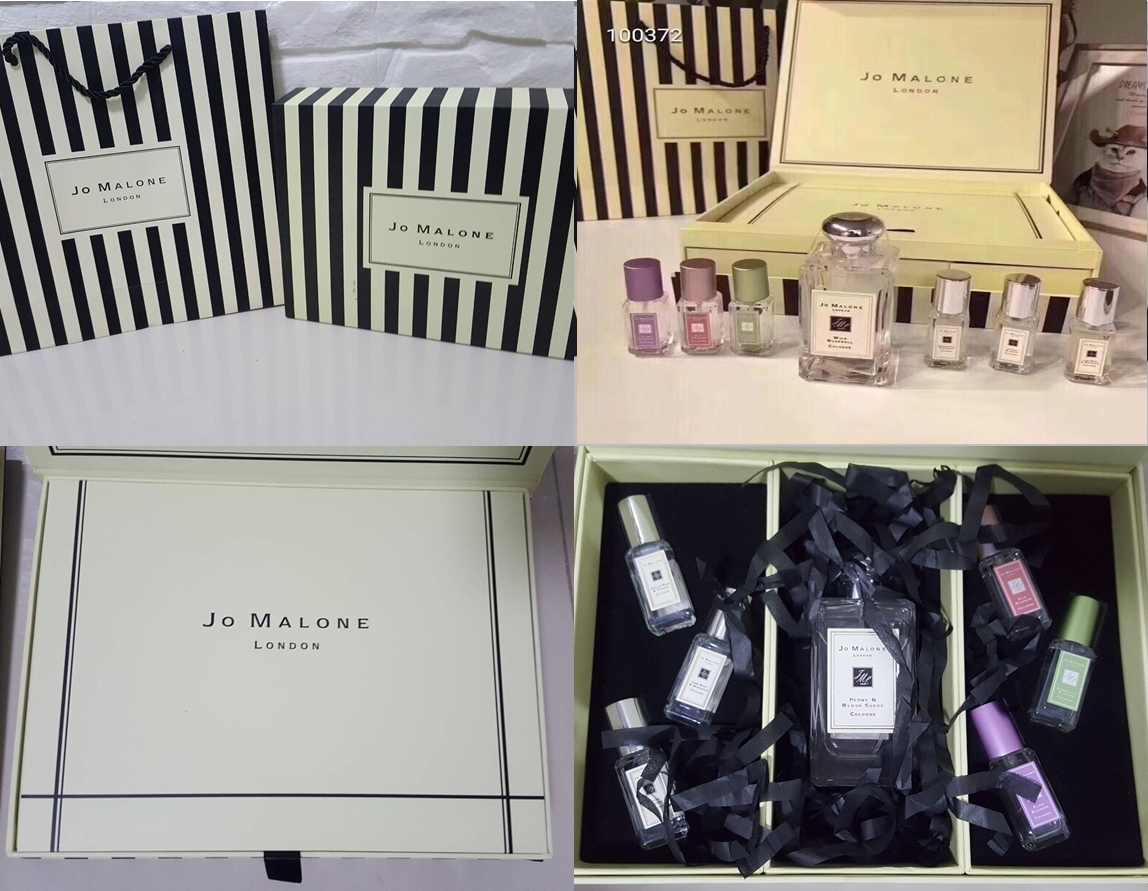 Jo malone Cologne london Collection 9ml.x6pcs + 100ml.1 ขวด(แพคเกจกล่องของขวัญพร้อมถุงห้างสวยหรูหรา)