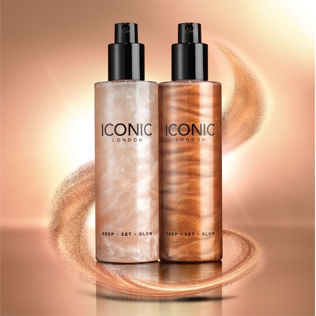 ICONIC LONDON Prep-Set-Glow 120ml. Setting สเปรย์ที่จะช่วยบำรุงให้ผิวคุณดูโกลวแบบผิวสุขภาพ