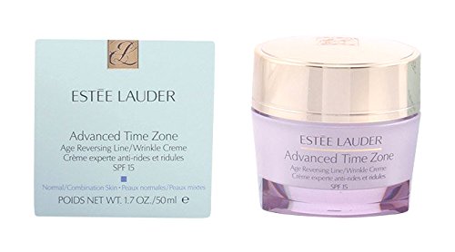 Estee lauder Advanced Time Zone Age Reversing Line/Wrinkle Crème SPF 15 50ml.บำรุงกลางวันกระปุกชมพู