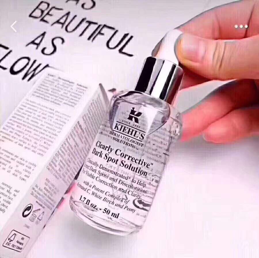 kiehl\'s clearly corrective dark spot solution ขนาดใหม่ 50ml.เซรั่มปรับสีผิวให้สม่ำเสมอ