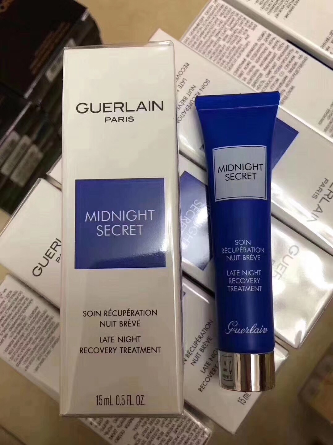 Guerlain Midnight Secret Late Night Recovery Treatment 15 ml.ทรีทเม้นต์บำรุงสำหรับกลางคืน
