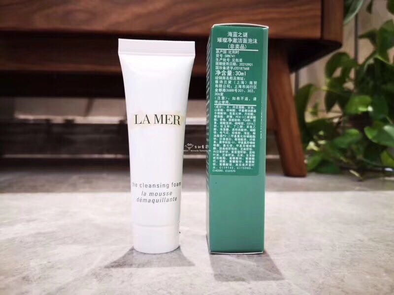 La Mer The Cleansing Foam 30ml.โฟมสูตรต้นตำรับ ขนาดทดลองมีกล่องสวย