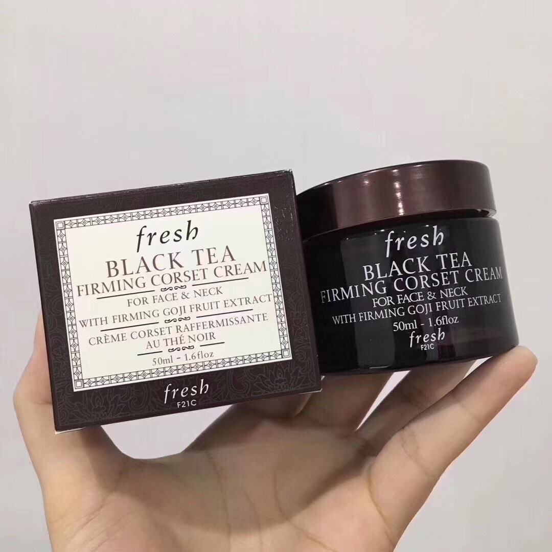 Fresh Black Tea Firming Corset Cream Black Tea Firming Corset Cream50g.ครีมชาดำผสมโกจิ ยกกระชับผิว