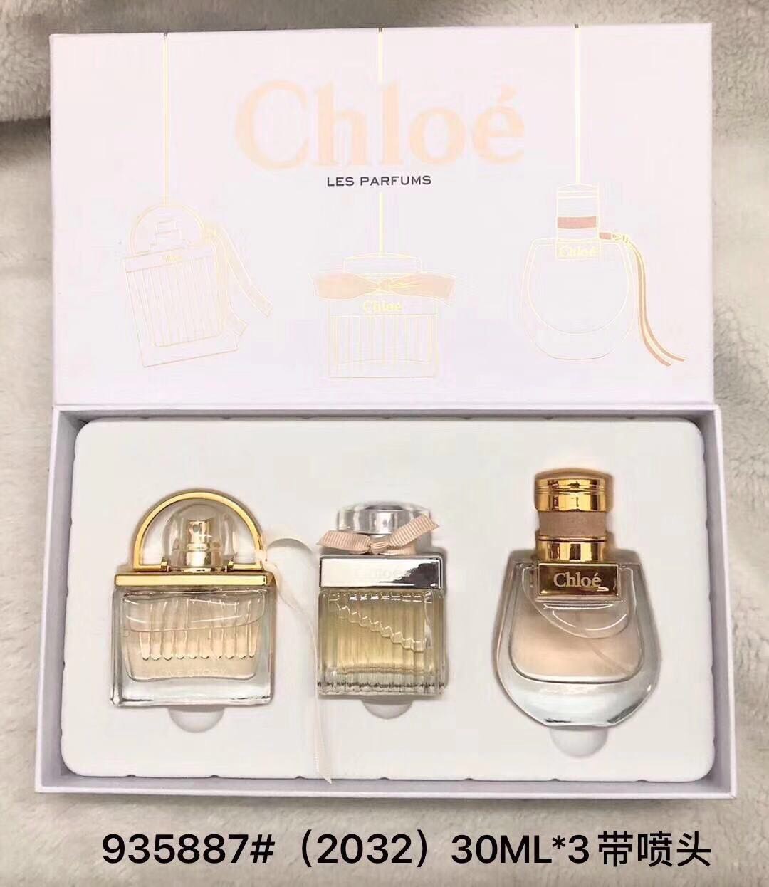 น้ำหอมเทสเตอร์หัวฉีด Chloe Collection tester set กิ๊ฟเซ็ท 30ml.×3ชิ้นแพคกล่องของขวัญสวยหรู