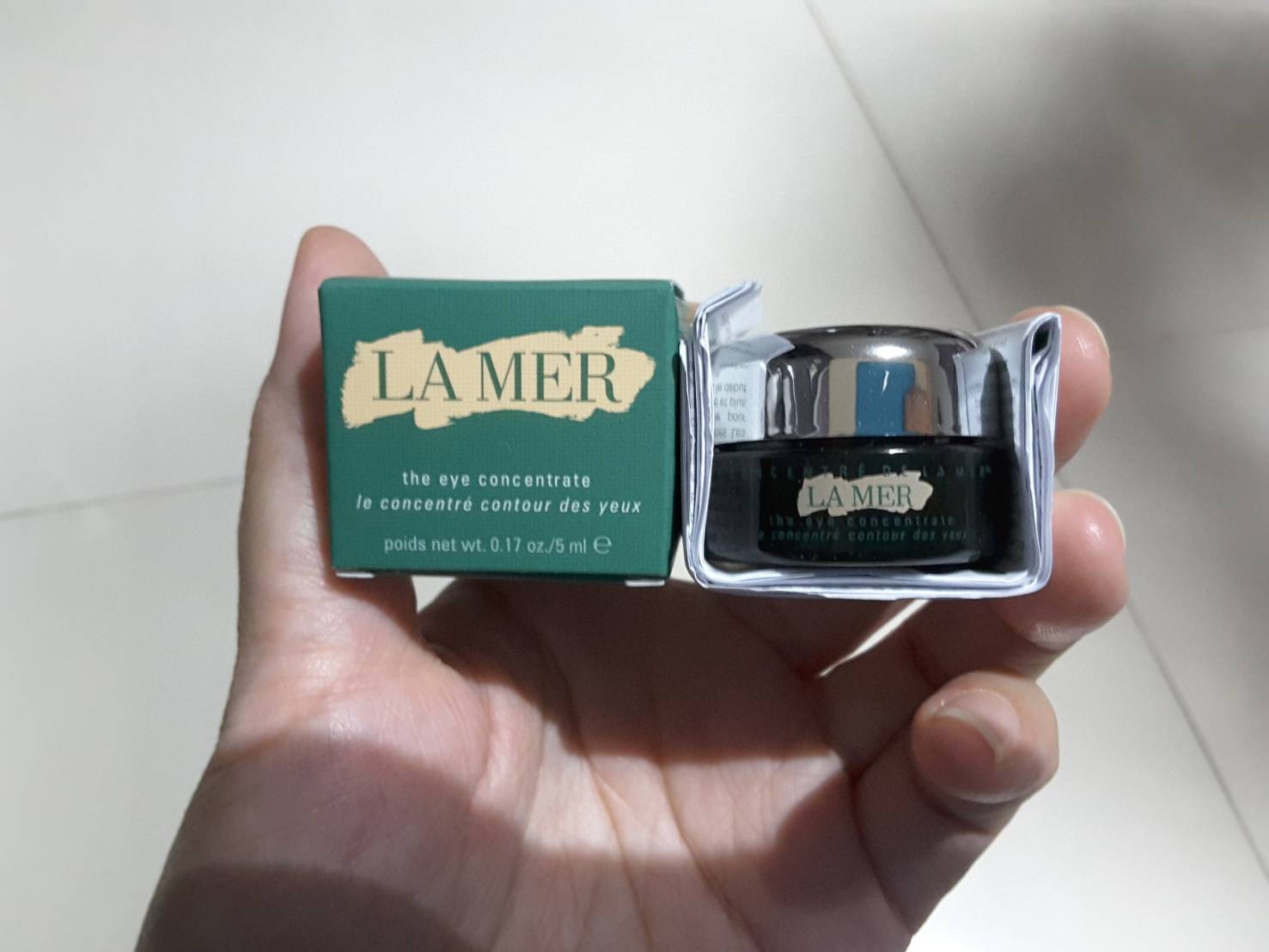 Lamer The Eye Concentrate ขนาดทดลอง 5 ml. แบบกระปุก (รุ่นกล่องมีคู่มือ)