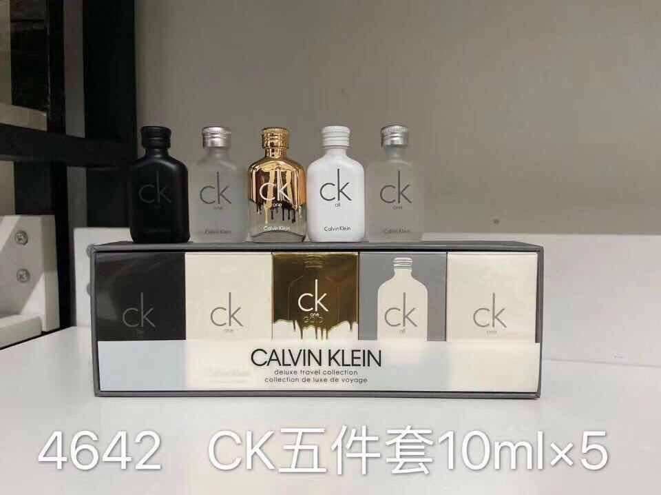 calvin klein deluxe travel collection น้ำหอมเทสเตอร์หัวแต้ม 10ml.x5 ชิ้น