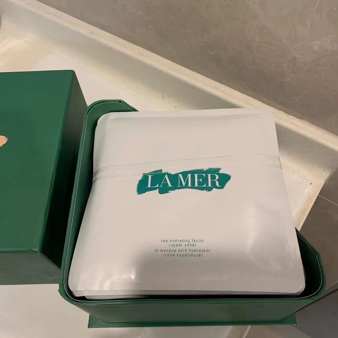 LA MER The Hydrating Facialแผ่นมาส์กหน้ามอบการบำรุงให้ผิวชุ่มชื้น เผยผิวใหม่ที่ดูกระจ่างใส (แพค6คู่)