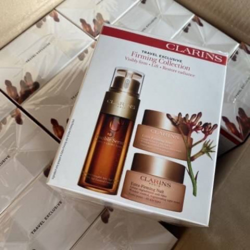 Clarins Double Serum  Extra-Firming Collection set บำรุงผิว 3ชิ้น จาก clarins full size