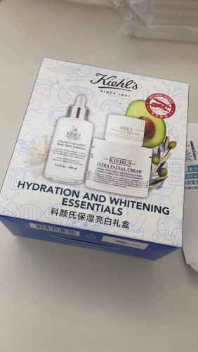 kiehl's hydration and whitening essentials set 3 pcs.ชุดบำรุงผิวหน้าและรอบดวงตา 3 ชิ้น