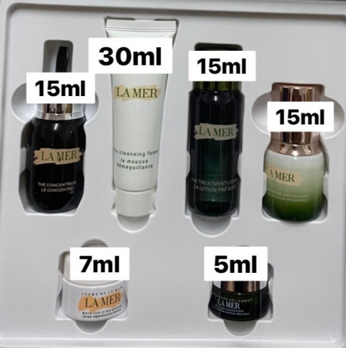 La mer la collection tester set 6 piece เซตบำรุงผิวขนาดทดลองไซค์พกพา 6 ชิ้น แพคเกจใหม่ 2