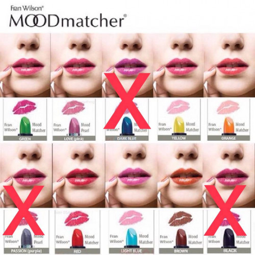 Fran Wilson Moodmatcher Lipstick ลิปมันเปลี่ยนสี นำเข้าจากอเมริกา ติดทนนานกว่า 12 ชม.เลยค่ะ (ยกโหล) 2