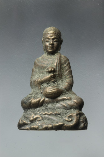 พระอุปคุต หล่อดินไทย อุดผงและเกศา หลวงปู่ไม อินทสิริ วัดป่าหนองช้างคาว