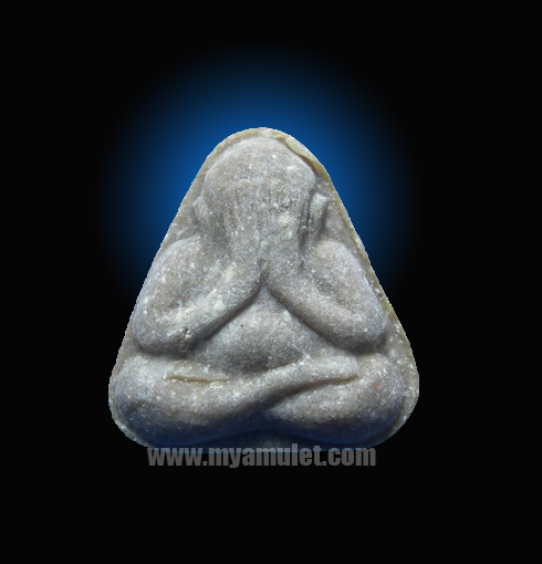 พระปิดตามหาลาภ ขัดสมาธิเพชร  หลวงปู่สี วัดเขาถ้ำบุญนาค ปี 17 (ขายแล้ว)